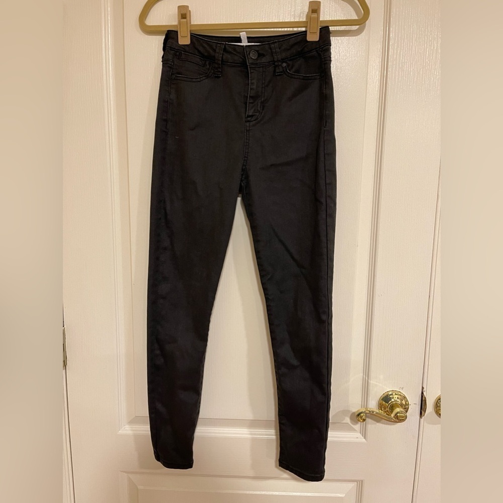 Celebrity Pink charcoal/black high rise ankle skinny jeans​​​​​​​​​